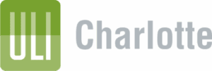 ULI Charlotte logo in green and gray